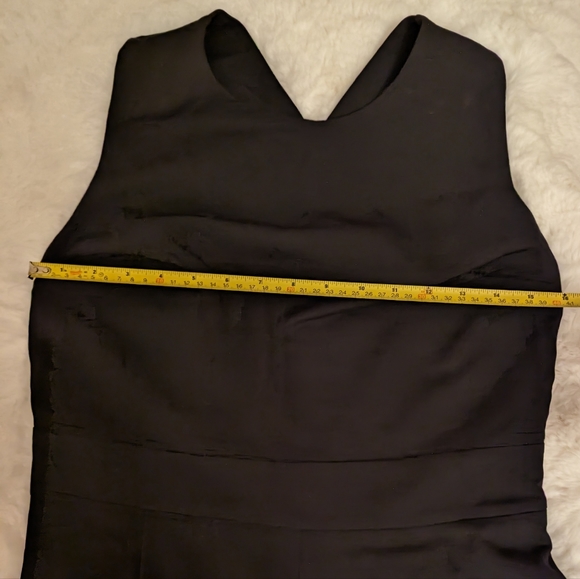 NWOT COS Wool Wide Leg Cross Back Jumpsuit Size 8 - Picture 11 of 16